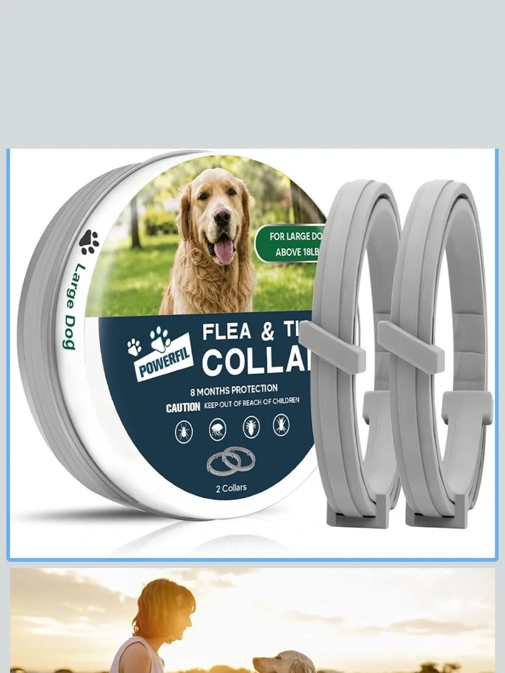 Brand new 2 packs Flea & Tick Collar for Dogs